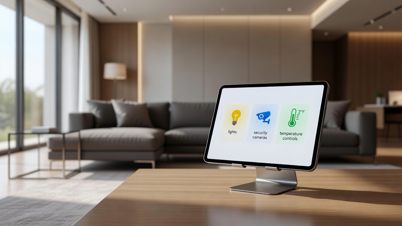 Smart home automation control panel